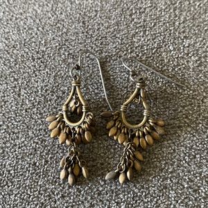 Bronze tone earrings